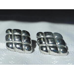 Vintage Silver-toned Earrings